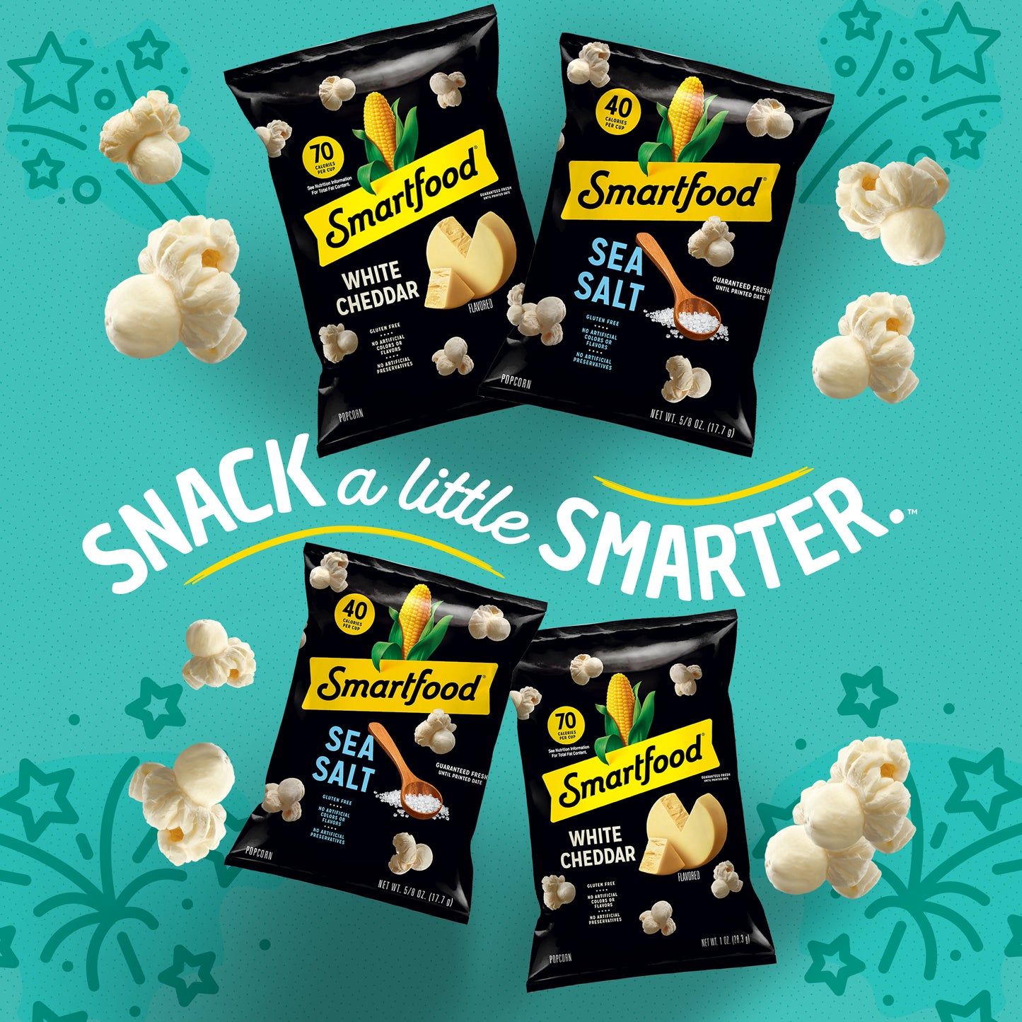 Smartfood White Cheddar Cheese Popcorn (0.625 oz., 50 pk.)