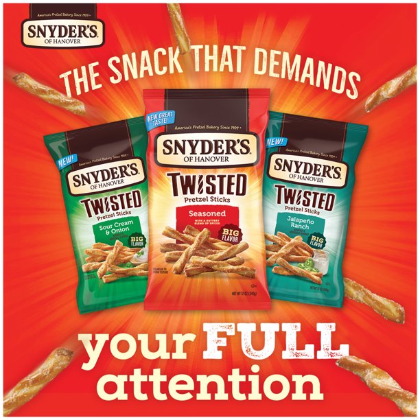 Snyder's of Hanover Twisted Pretzel Sticks (22 oz.)