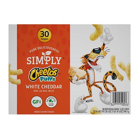 Simply Cheetos Puffs White Cheddar (30 ct.)