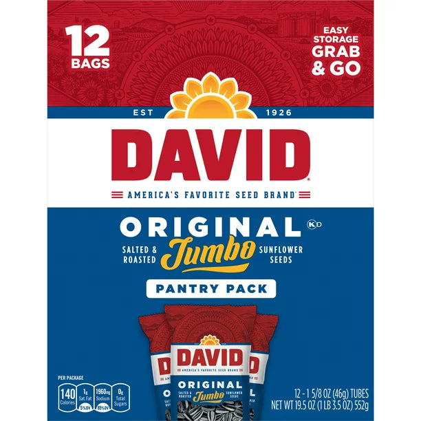 David Sunflower Seeds (1.75 oz., 24 ct.)