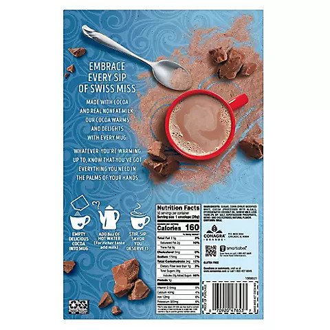 Swiss Miss Milk Chocolate Hot Cocoa Mix Packets (50 ct.)