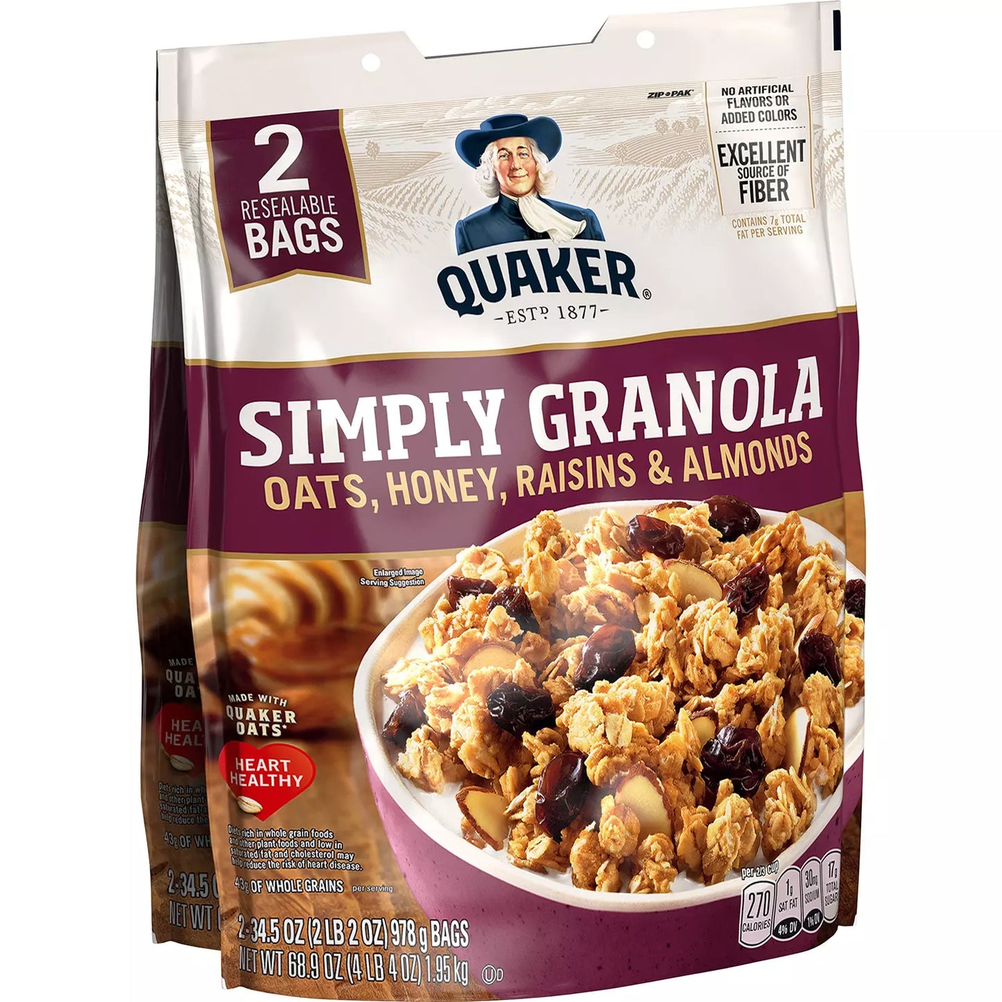 Quaker Simply Granola (34.5oz., 2 pk.)