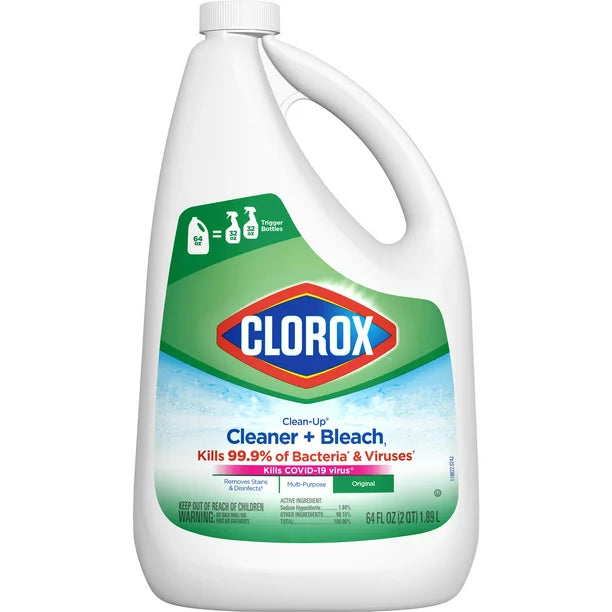 Clorox Clean-Up All-Purpose Cleaner + Bleach, Original (Spray + Refill)