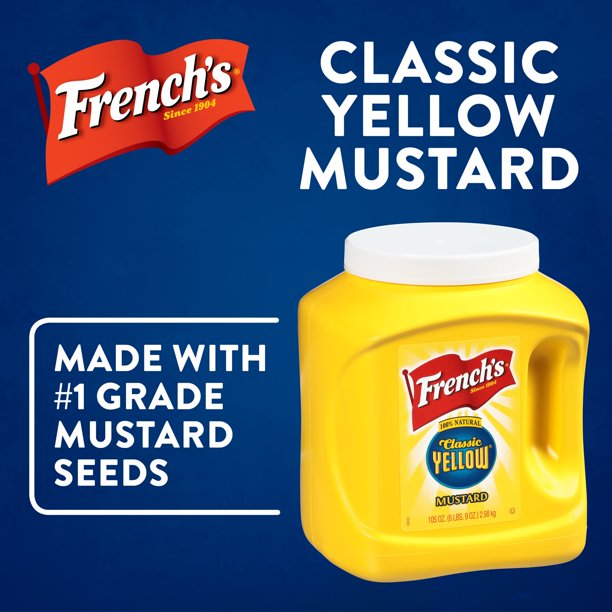 French's 100% Natural Classic Yellow Mustard (105 oz.)