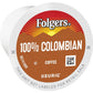 Folgers 100% Colombian Coffee K-Cups,Medium Roast (100 ct.)