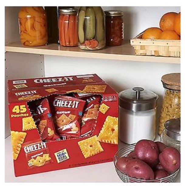 Cheez-It Baked Snack Cheese Crackers, Original (67.5 oz. box , 45 ct.)