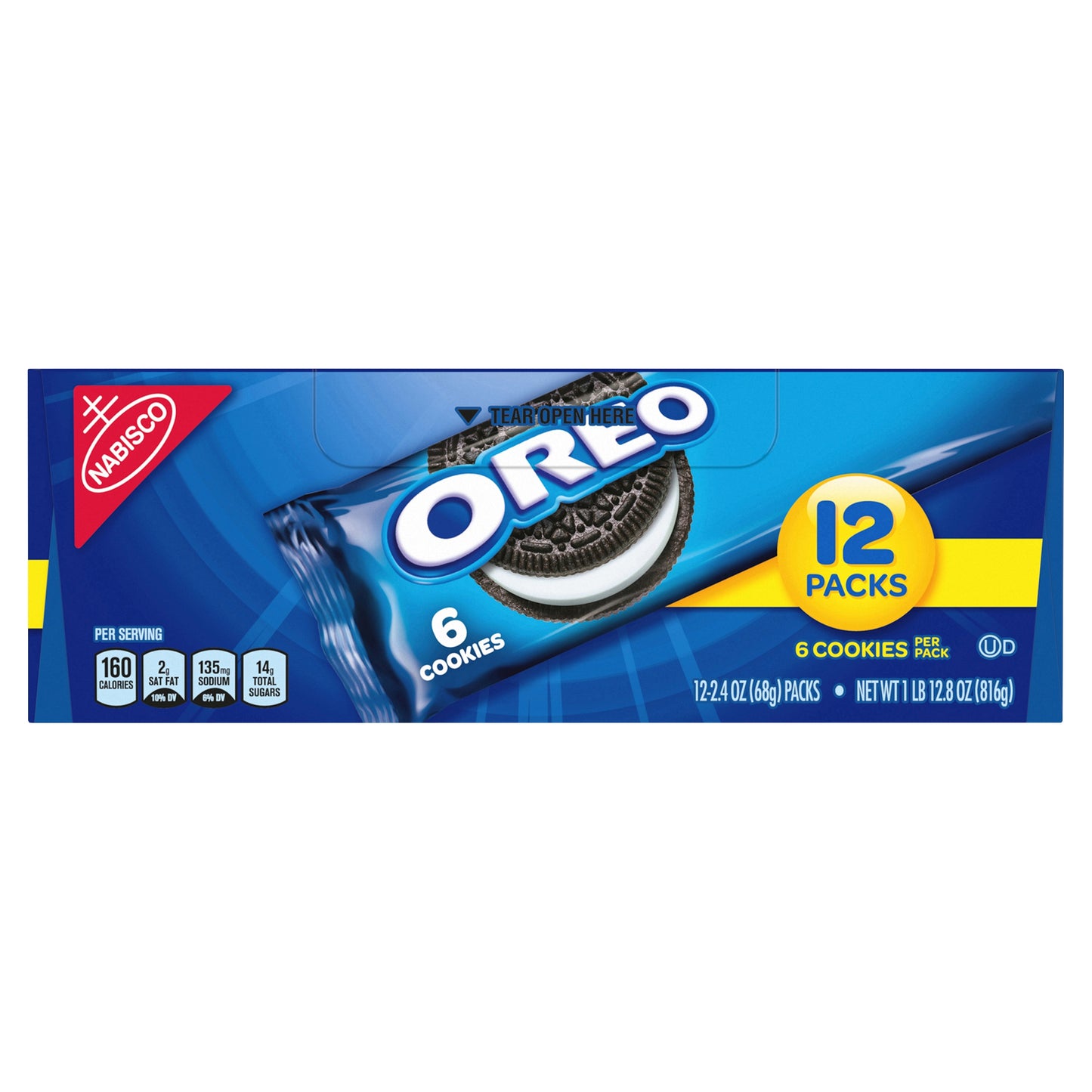 OREO Chocolate Sandwich Cookies (62.76 oz., 12 pk.)