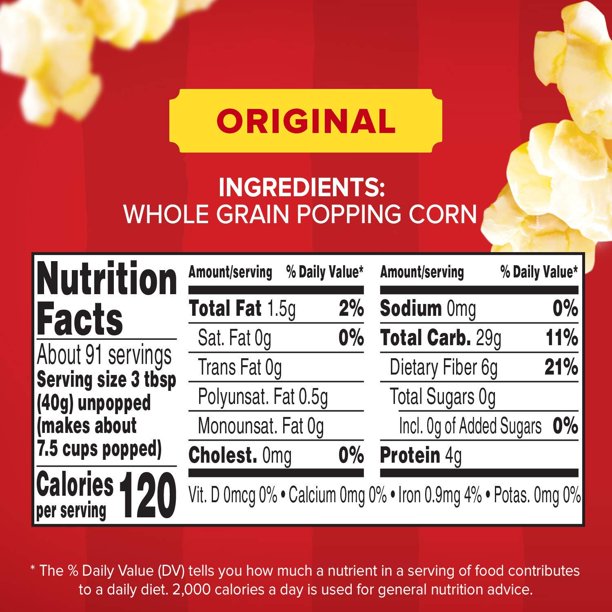 Orville Redenbacher’s Original Gourmet Popcorn Kernels (8 lbs.)