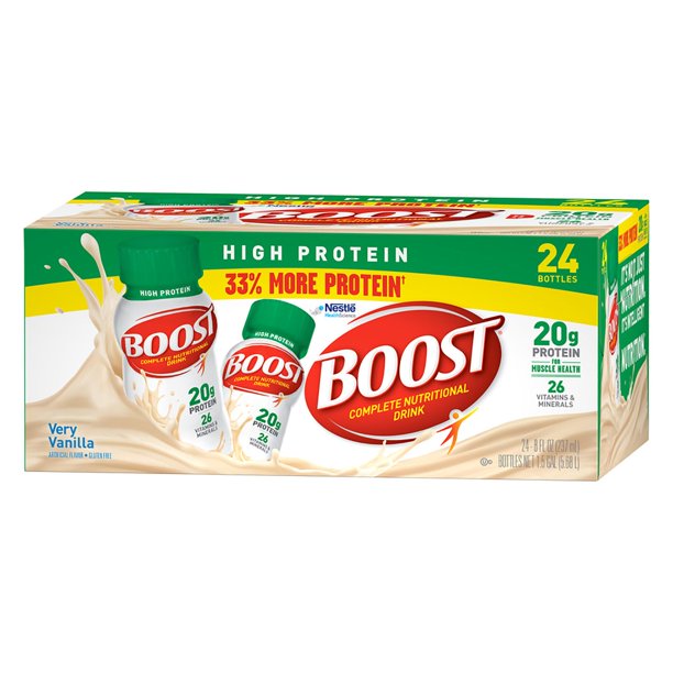 BOOST High Protein Drink, Vanilla (24 pk.)