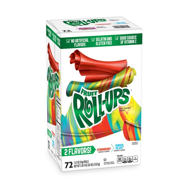 Fruit Roll-Ups Fruit Snacks Variety Pack (0.5 oz., 72 pk.)