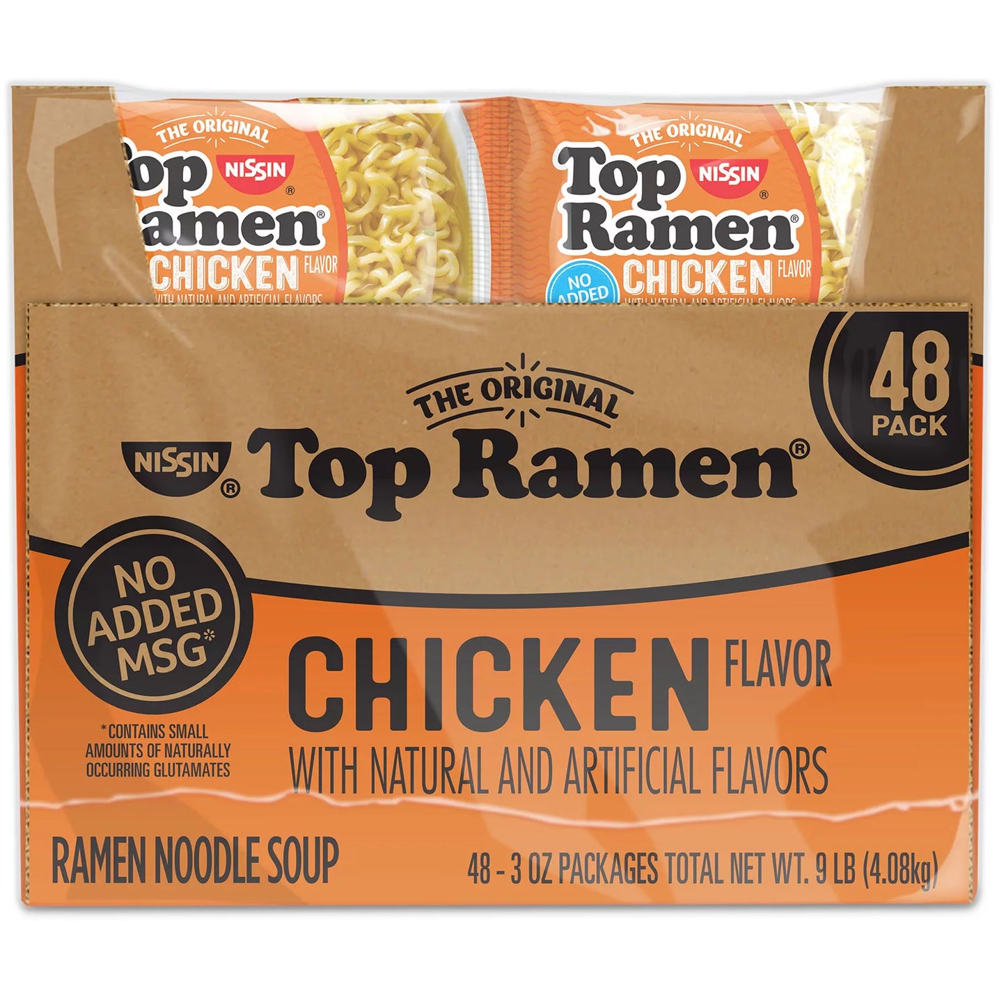 Nissin Top Ramen Chicken Flavor Noodle Soup, 48 pk./3 oz.