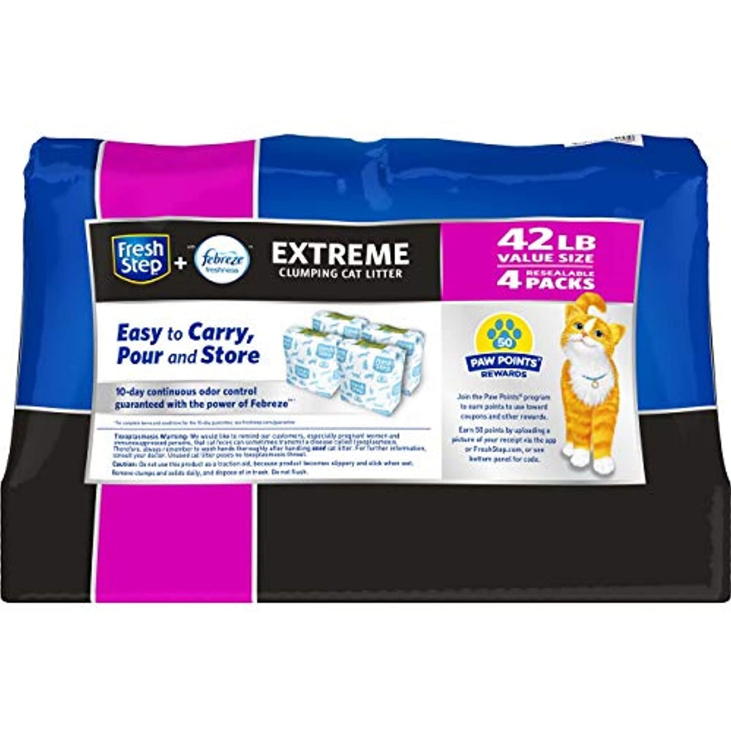 Fresh Step Extreme Clumping Cat Litter w/ Febreze, Mountain Spring Scent (42 lbs.)