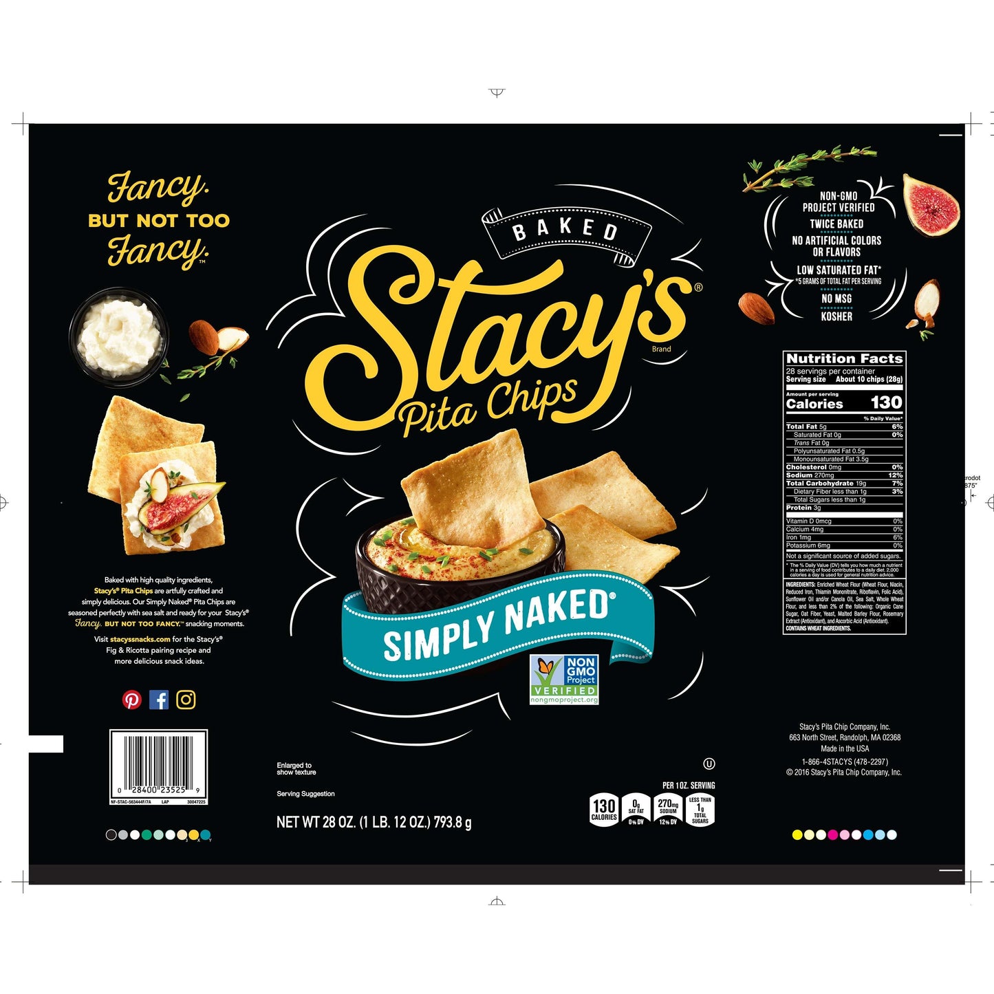 Stacy's Pita Chips Simply Naked (28 oz.)