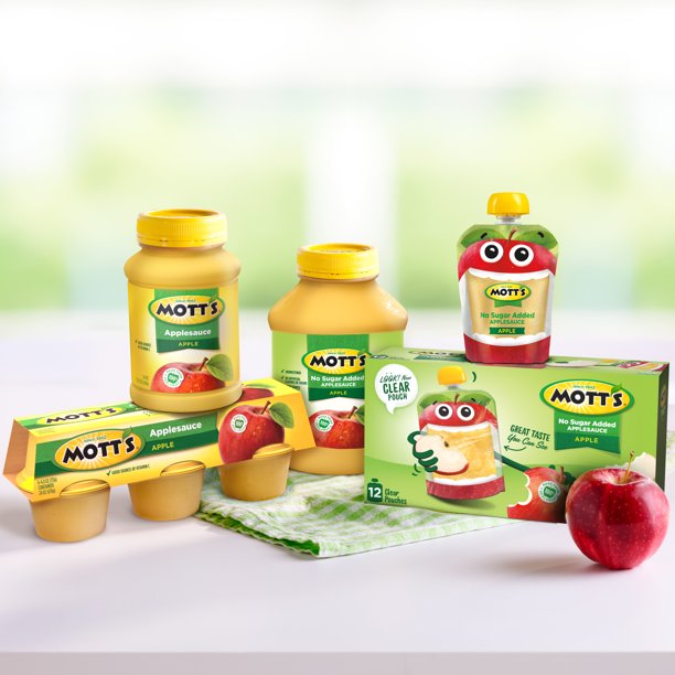 Mott's No Sugar Added Applesauce (46 oz. jars, 3 pk.)