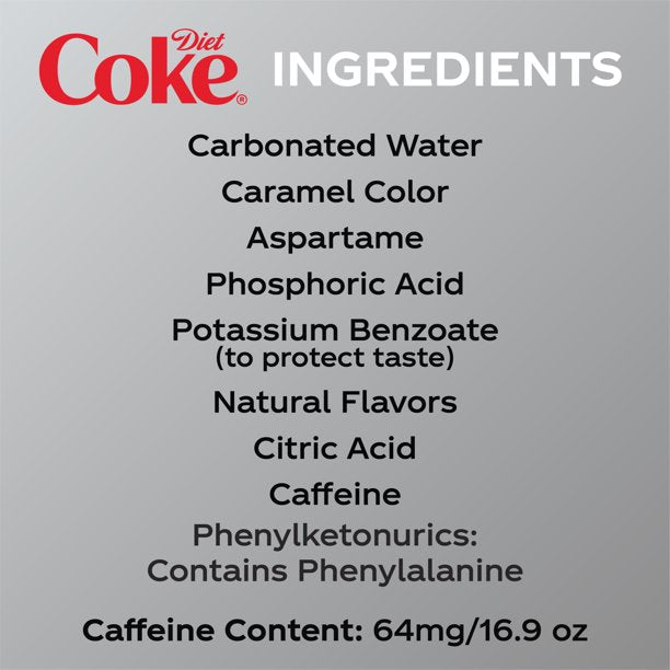 Diet Coke Soda (16.9 fl. oz., 24 pk.)