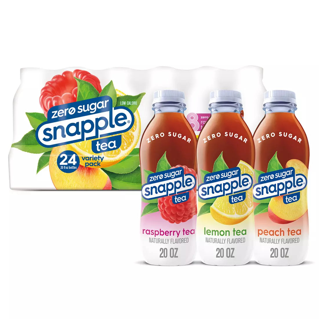 Diet Snapple Ice Tea Variety Pack, 24 pk./20 fl. oz.