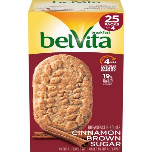 belVita Cinnamon Brown Sugar Breakfast Biscuits (25 pk.)