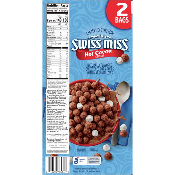 Swiss Miss Cocoa Puffs Hot Cocoa Cereal (2 pk.)