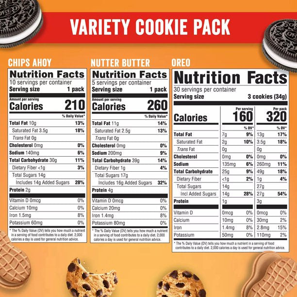 Nabisco Cookie Variety Pack (30 pk.)