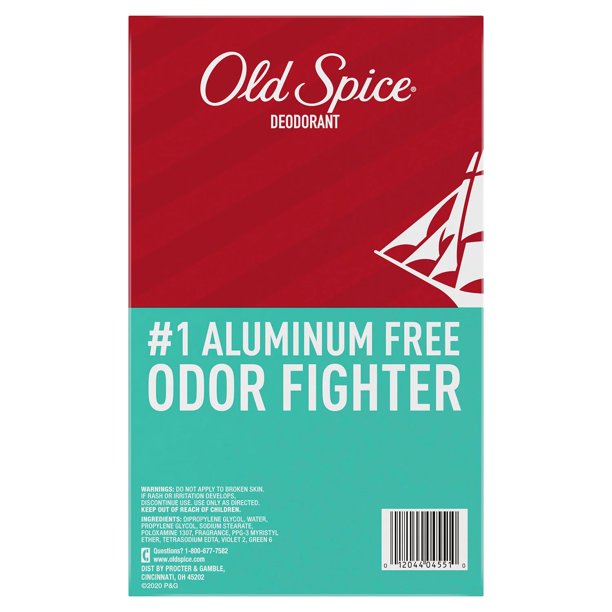 Old Spice High Endurance Deodorant for Men, Aluminum Free, 48 Hour Protection, Original Scent (2.4 oz., 5 pk.)