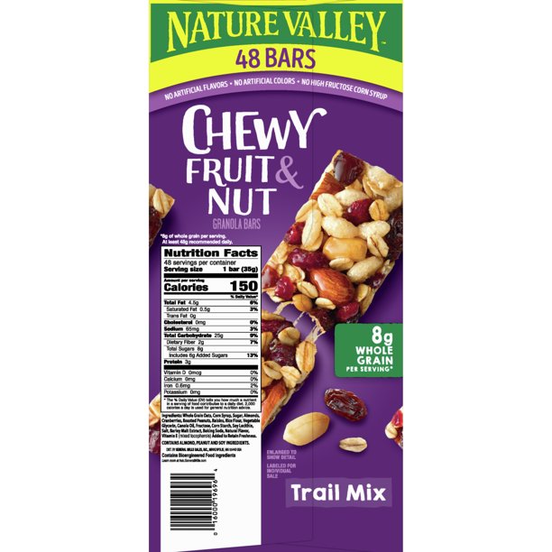 Nature Valley Chewy Trail Mix Fruit & Nut Granola Bars (48 ct.)