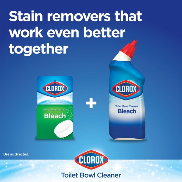 Clorox Toilet Bowl Cleaner with Bleach, Rain Clean (24 oz., 6 pk.)