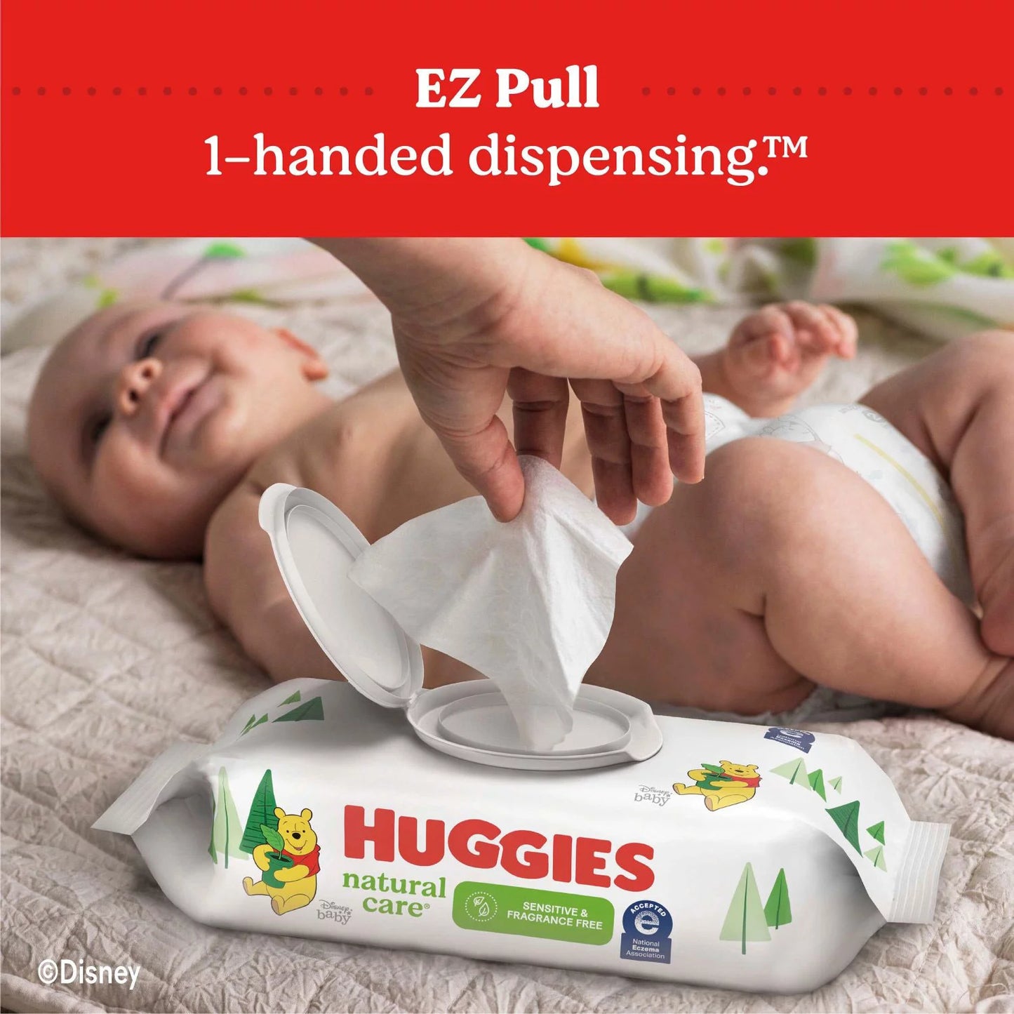 Huggies Natural Care Sensitive Baby Wipes, Fragrance Free (1088 wipes)