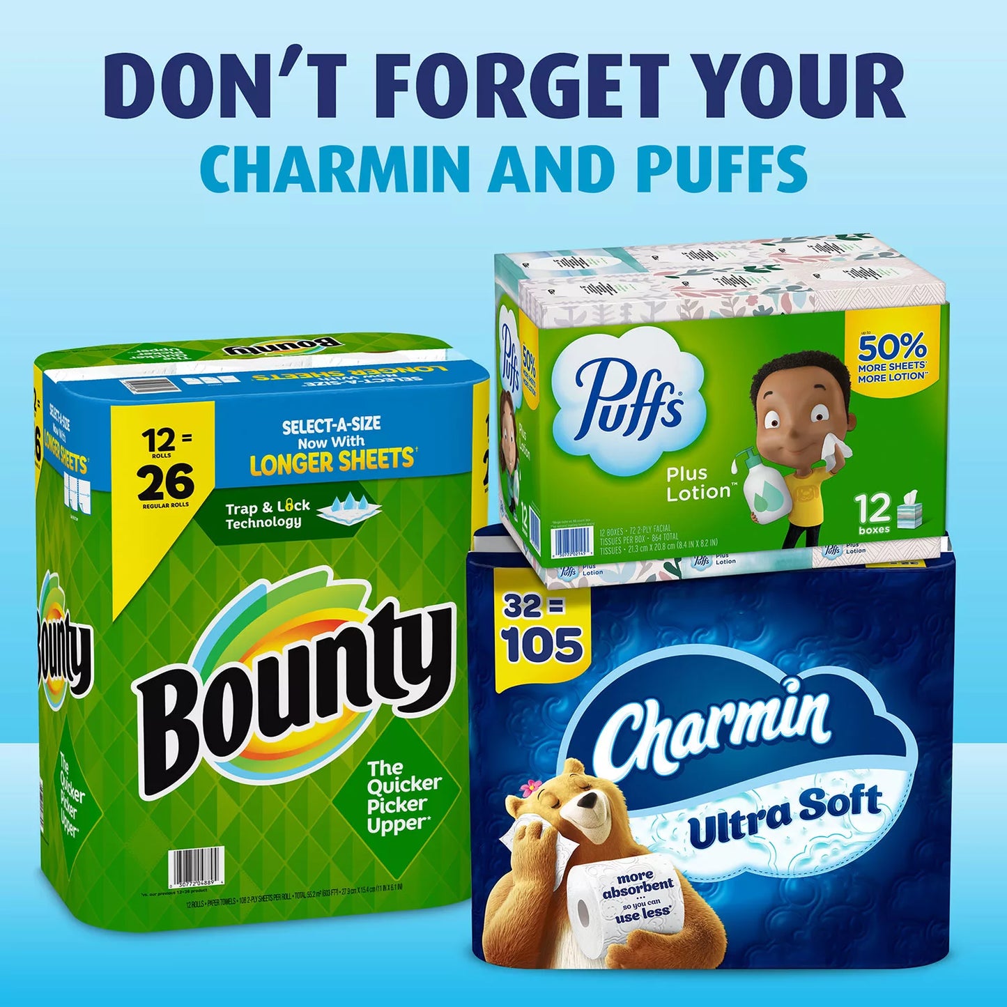 Bounty Full-Sheet Paper Towels, White (86 sheets/roll, 12 ct)