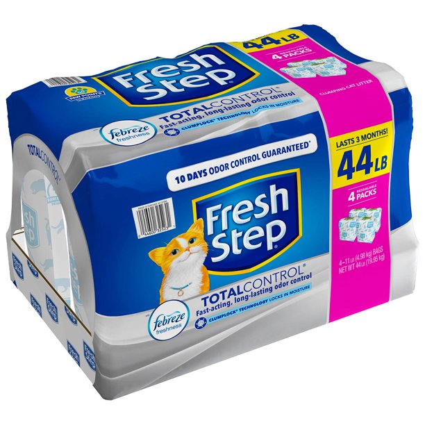 Fresh Step Total Control Scented Litter with Febreze, Clumping (44 lbs.)