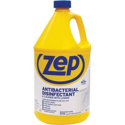 Zep Commercial Anti-Bacterial Disinfectant and Cleaner with Lemon (1gal.)