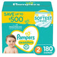 Pampers Swaddlers Diapers, Size 2 (12-18 Pounds), 180 Count