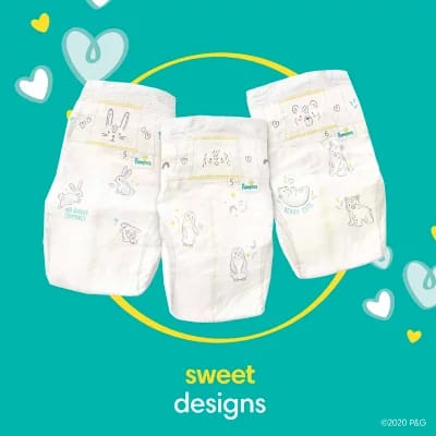 Pampers Swaddlers Diapers, Size 2 (12-18 Pounds), 180 Count