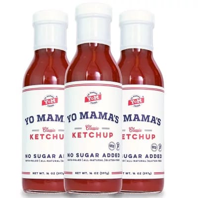 Yo Mama’s Foods Keto & Paleo Classic Ketchup (14 oz., 3 pk.)