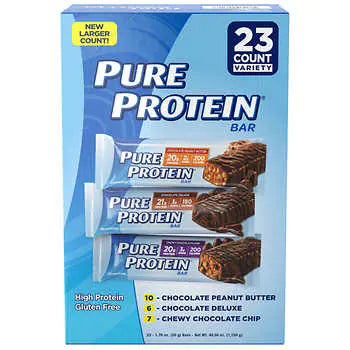 Pure Protein Bars Variety Pack (23 ct.)